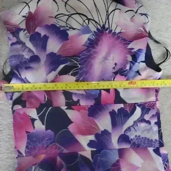 Marciano purple flowered  dress size 2 - Picture 12 of 13